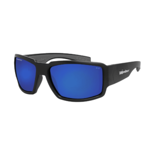 BG111BM Boogie Bomb Gafas de Sol Polarizadas Espejo azul lente Seguridad calificado ANSI Z87+ que flotan