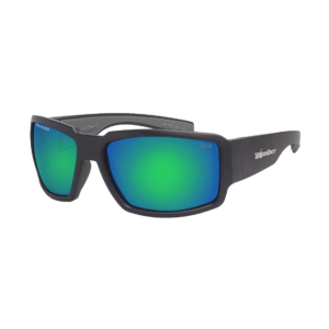 BG111GM Boogie Bomb Gafas de Sol Polarizadas Espejo verde lente Seguridad calificado ANSI Z87+ que flotan