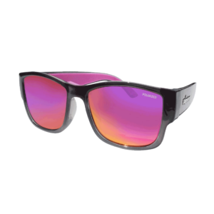 GM114PMPF Gomer Bomb Gafas de Sol Polarizadas Cristal con lente espejo rosa UV400 y espuma rosa que flotan