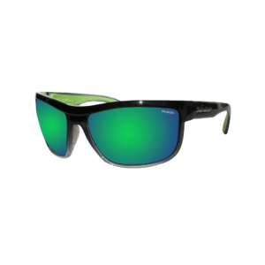 HB114GMGF Hub Bomb Gafas de Sol Polarizadas cristal con Espejo verde lente Seguridad calificado ANSI Z87+ que flotan