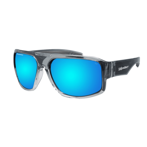 M114ICE Mega Bomb Gafas de Sol Polarizadas cristal que flotan con espejo hielo azul lente Seguridad calificado ANSI Z87+