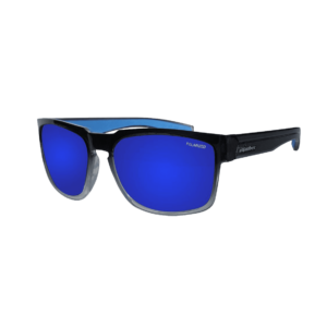 SM114BMBF Smart Bomb Gafas de Sol Polarizadas cristal que flotan con lente espejo azul y espuma azul