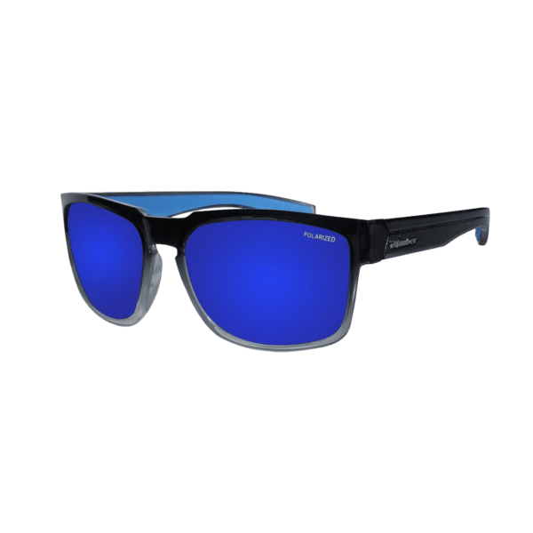 SM114BMBF Smart Bomb Gafas de Sol Polarizadas cristal que flotan con lente espejo azul y espuma azul